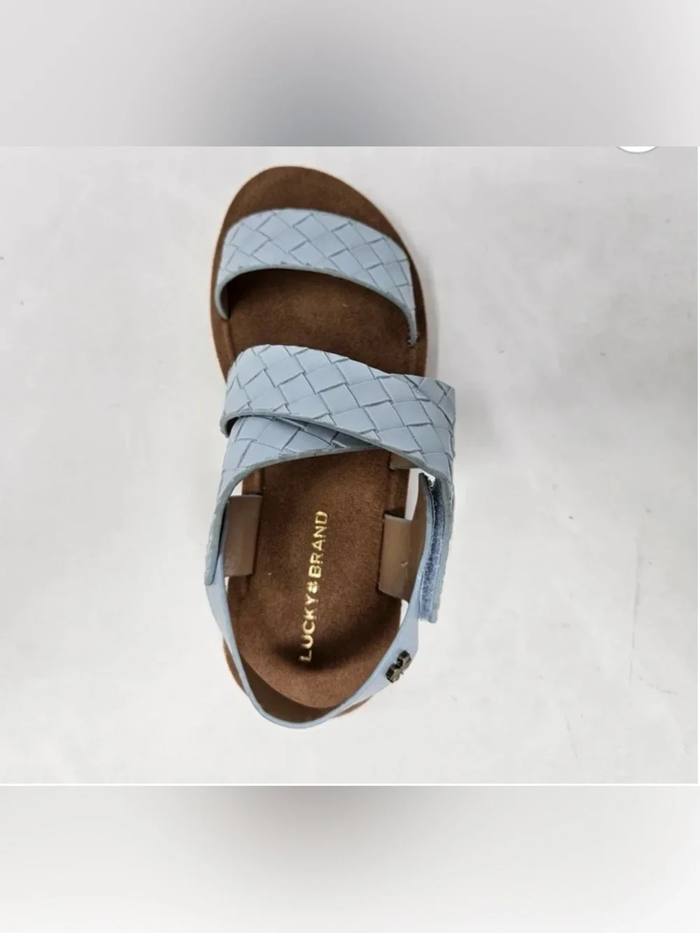 Lucky Brand YOUTH BEA2 Cross Over Sandals - Blue - 9M